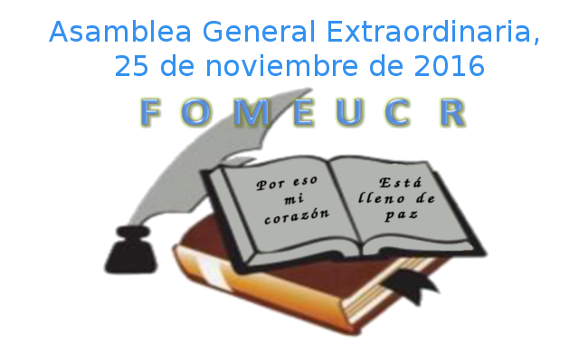 Convocatoria Asamblea General Extraordinaria Noviembre 2016